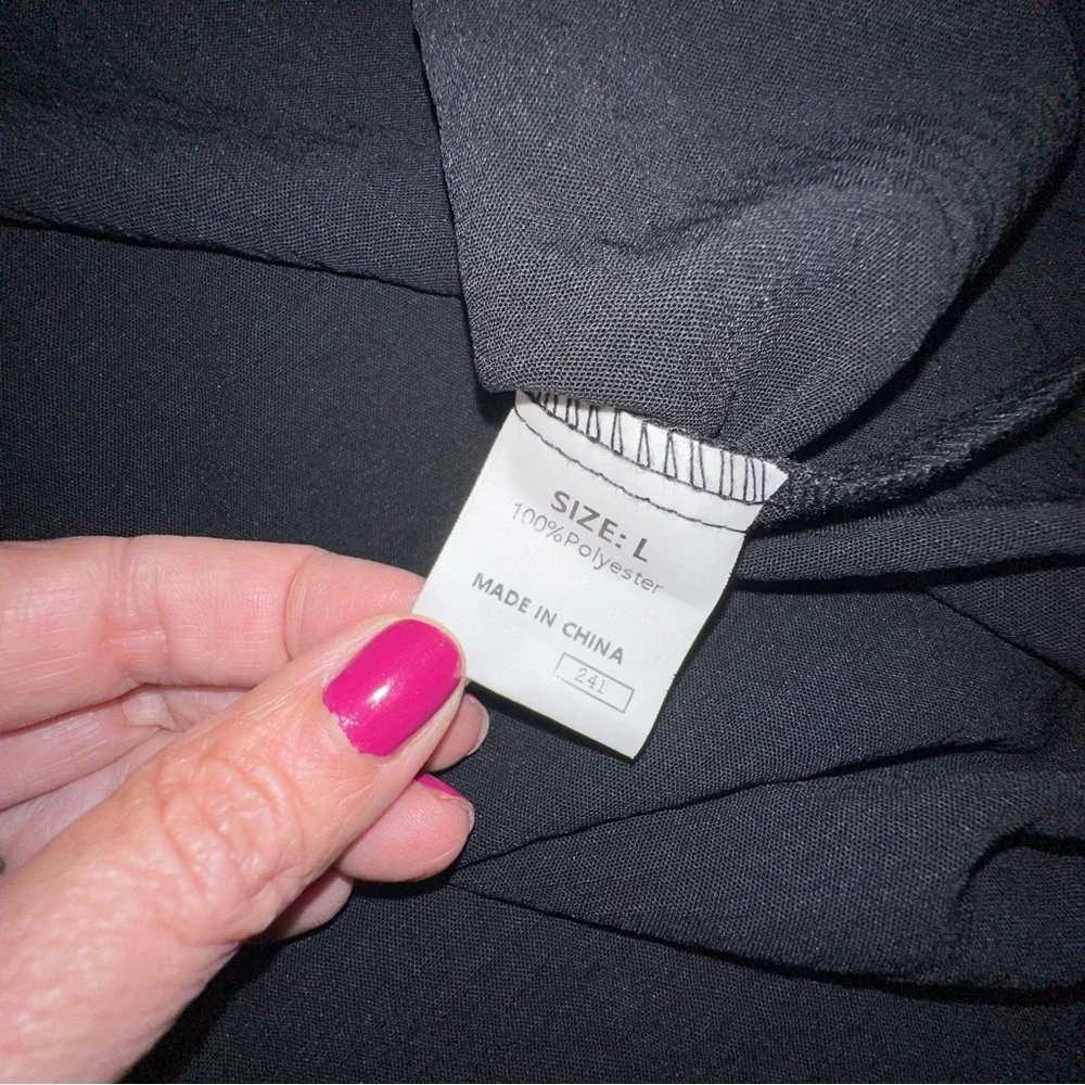 Sokoto Black Oversized Boxy Tunic- large - Picture 7 of 7